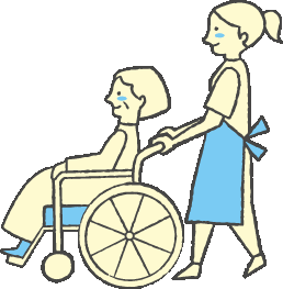 車いすの女性